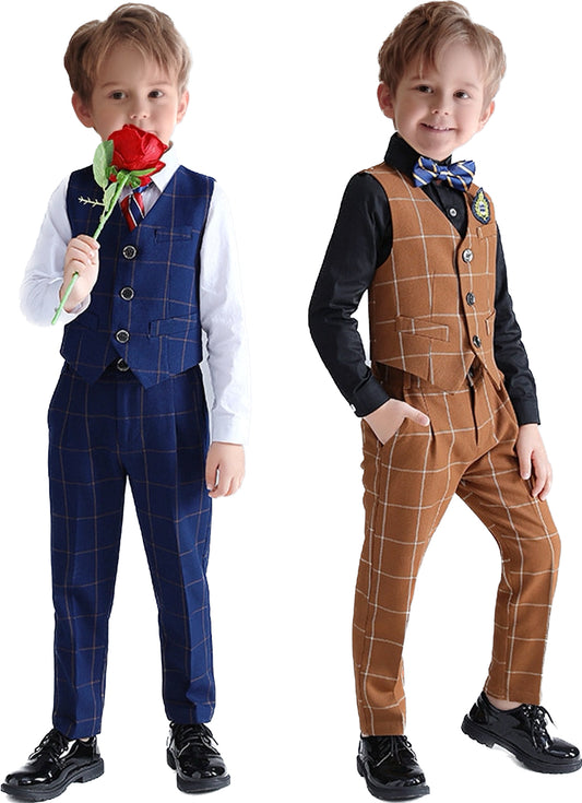 Three Piece Suit Sets | Formal Outfit for Boys itsykitschycoo