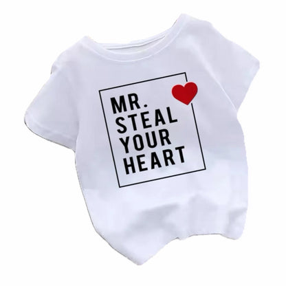 Cute Valentines for Boys T-shirt | Short Sleeve White Shirt