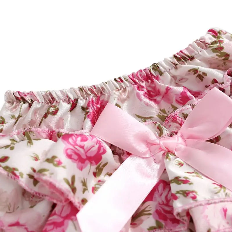 Charming Baby Girls Floral Princess Set | Short Sleeve Elegance for Summer Days itsykitschycoo