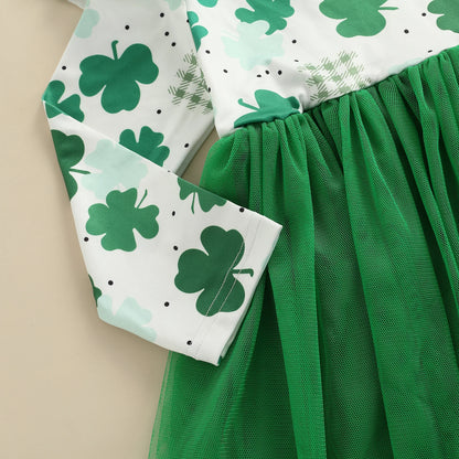 Clover Cozy Couture | Long-Sleeve St. Patrick's Day Dress