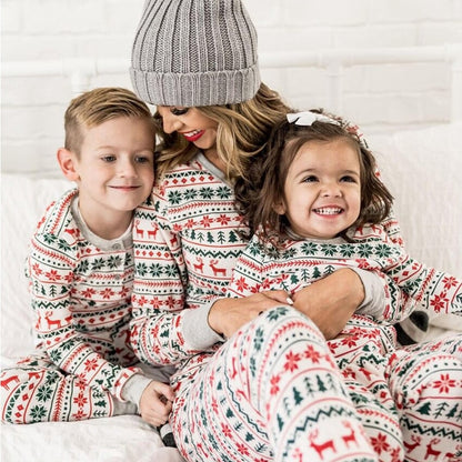 Festive Christmas Family Matching Pajamas | Nordic Print