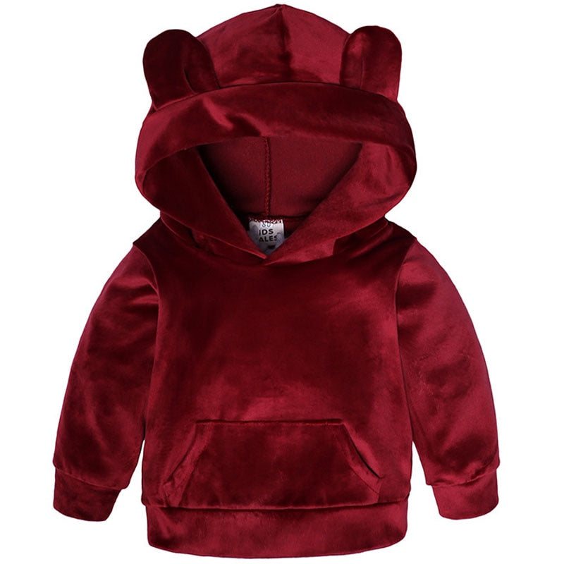 Toddler Velour Tracksuit | Casual Hooded Sets itsykitschycoo