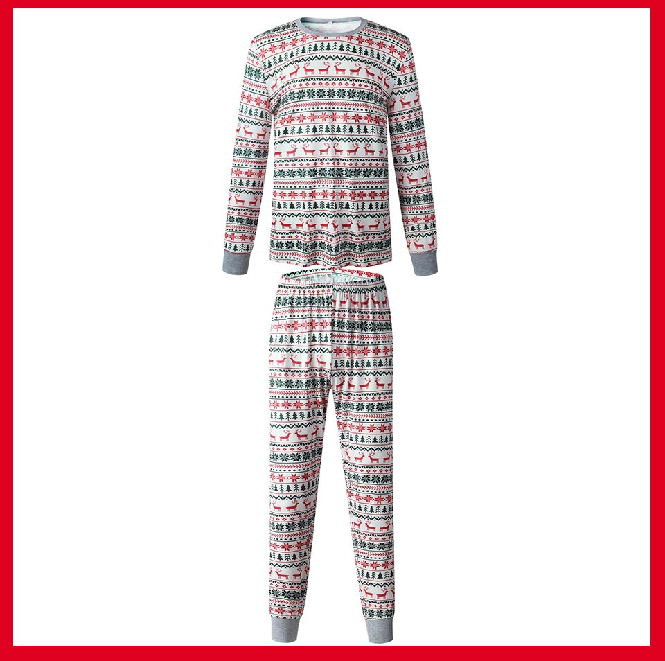 Festive Christmas Family Matching Pajamas | Nordic Print