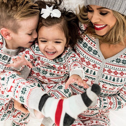 Festive Christmas Family Matching Pajamas | Nordic Print