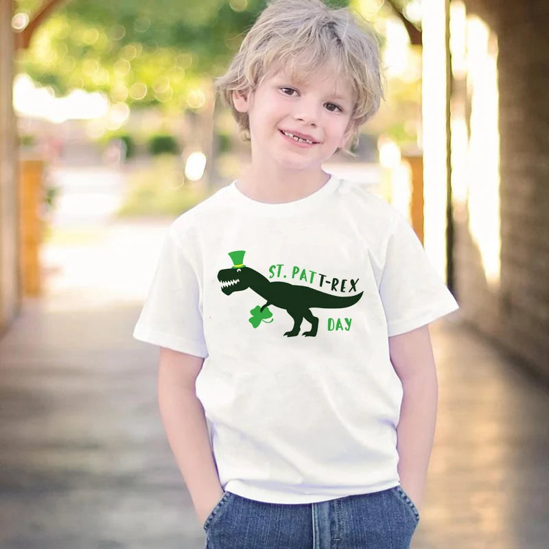 Lucky Dinosaur St. Patrick's Day T-Shirts | 5 Adorable Choices