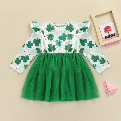 Clover Cozy Couture | Long-Sleeve St. Patrick's Day Dress