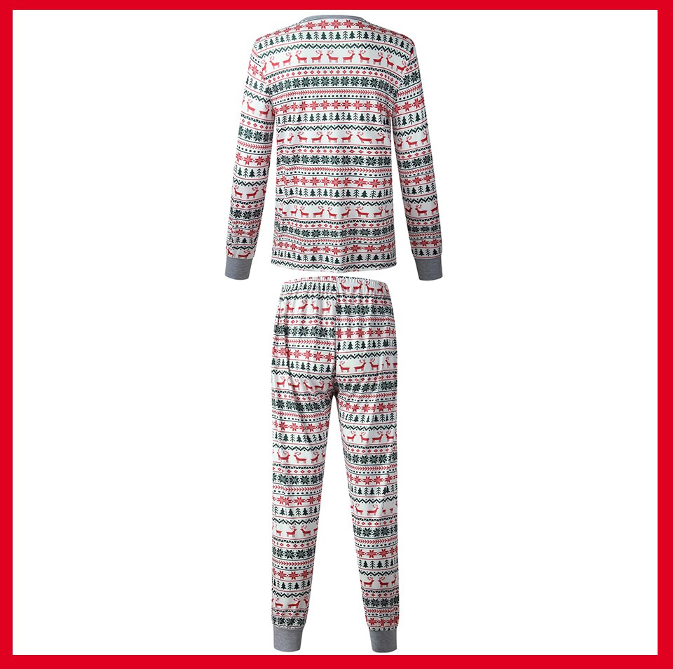 Festive Christmas Family Matching Pajamas | Nordic Print