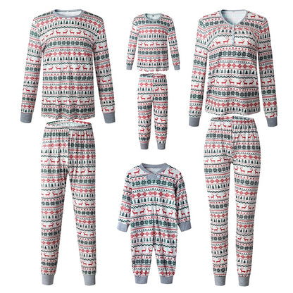 Festive Christmas Family Matching Pajamas | Nordic Print