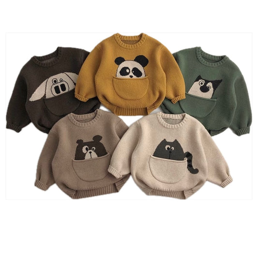 Knit Sweater for Toddlers | Cozy Comfort in Various Colors