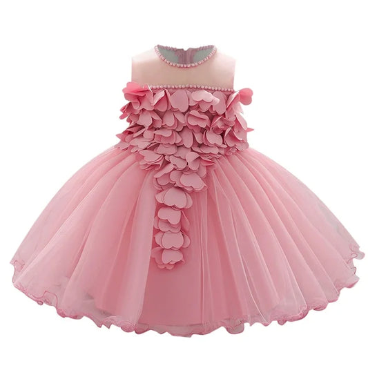 Enchanting Baby Girl Puffy Tulle Dresses | Sleeveless Elegance