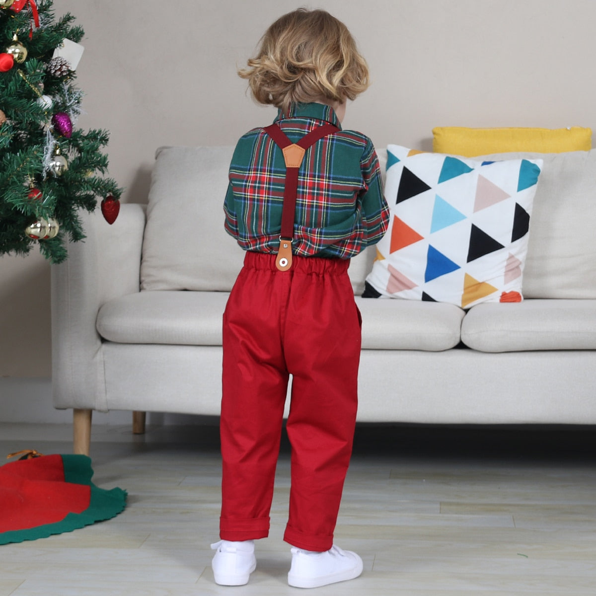 Jingle Jolly Holiday Baby Boy Clothes Sets | Baby Christmas Outfit