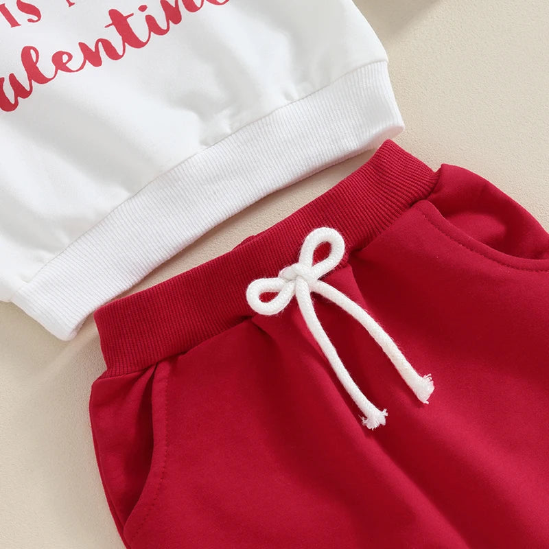 Mama Is My Valentine Baby Set | Sweatshirt and Joggers