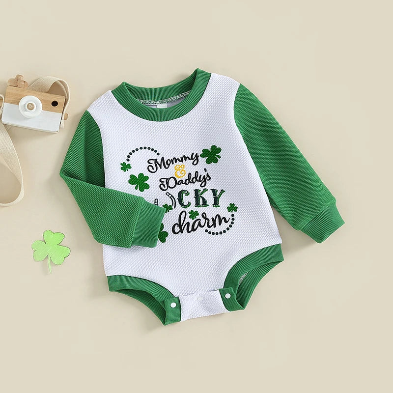 Mommy and Daddy's Lucky Charm | St. Patrick's Day Romper