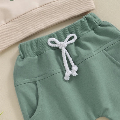 Baby Boy Irish 2-Piece Outfit | Lucky Little Dude Sweatshirt & Matching Sweatpants
