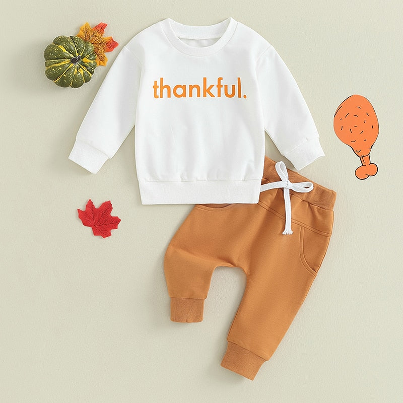 Cute 'N' Cozy Thanksgiving Baby & Toddler Outfits | Two-Piece Sets