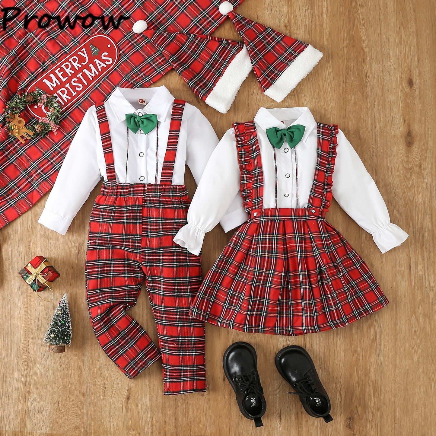 Brother and Sister Matching Christmas Outfits - Holiday Sibling Sets