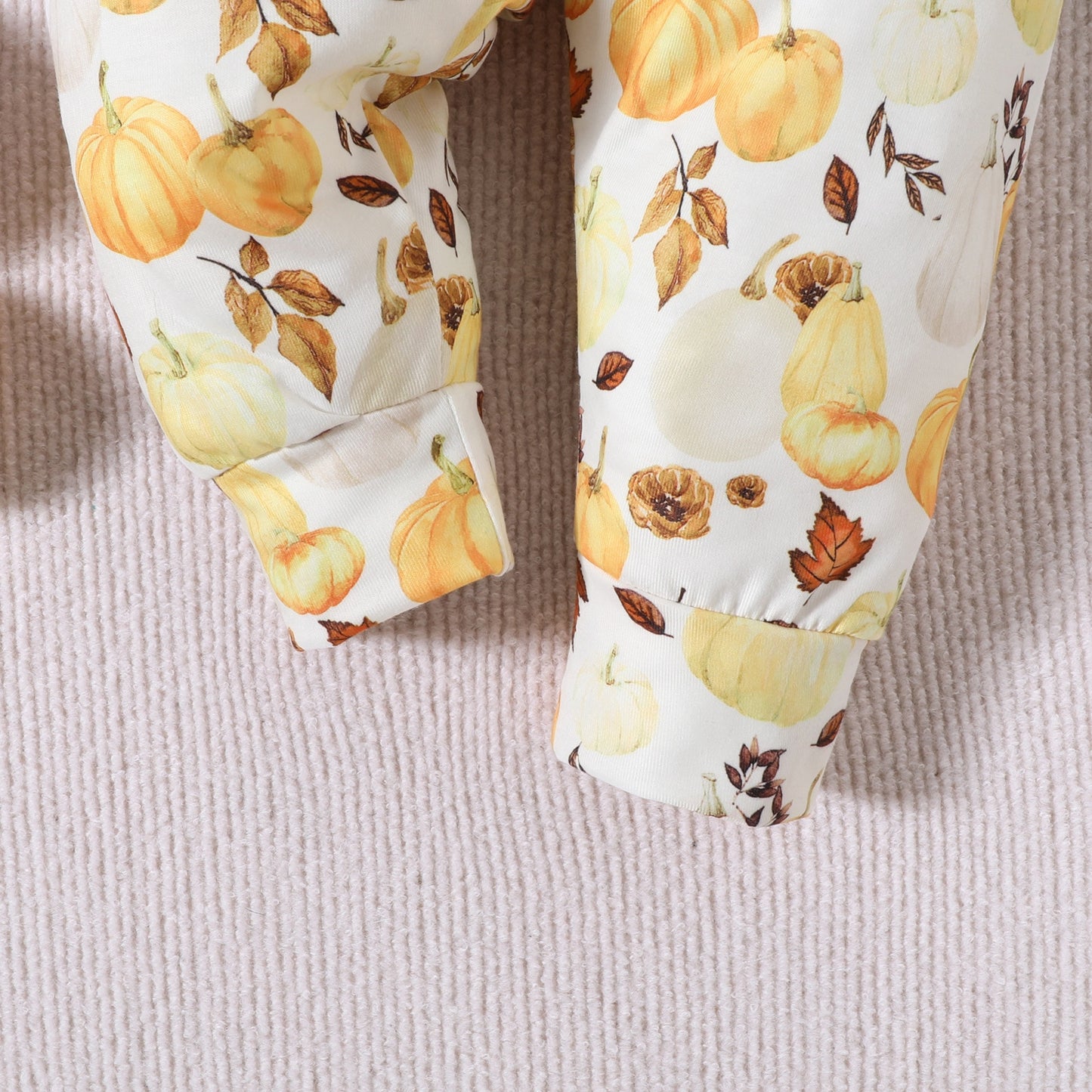 My First Baby Thanksgiving Outfits | Romper, Turkey Printed Pants, and Hat