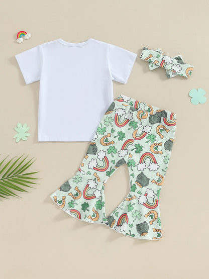 In My Lucky Girl Era | Toddler Baby Girl St. Patrick's Day Outfit