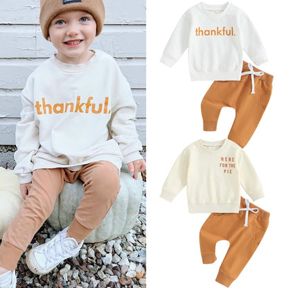 Cute 'N' Cozy Thanksgiving Baby & Toddler Outfits | Two-Piece Sets