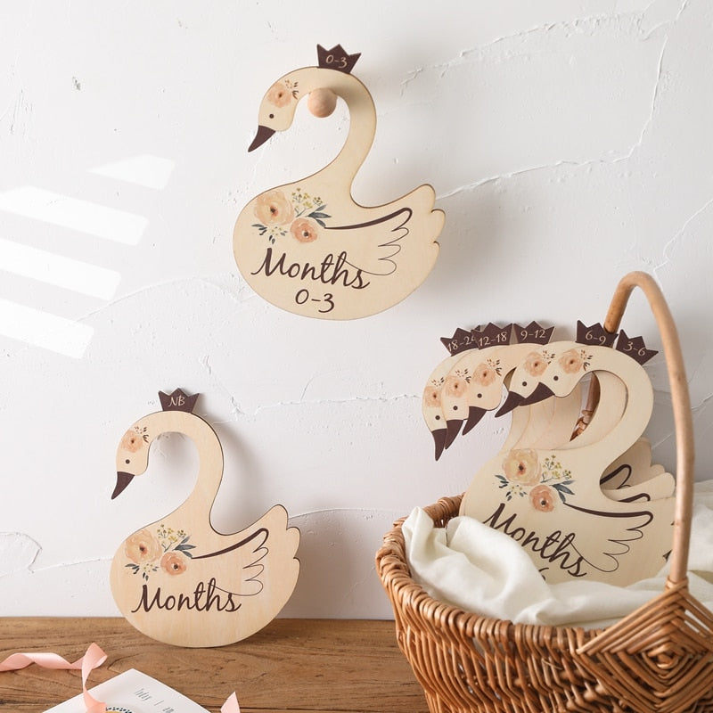 Wooden Swan Closet Dividers | Nursery Organization Accessories itsykitschycoo