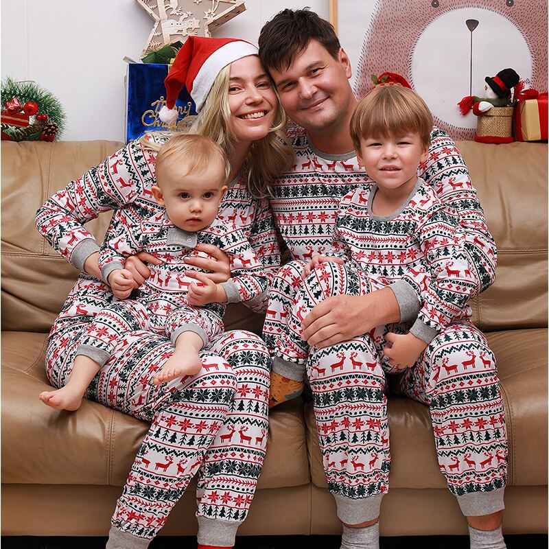 Festive Christmas Family Matching Pajamas | Nordic Print