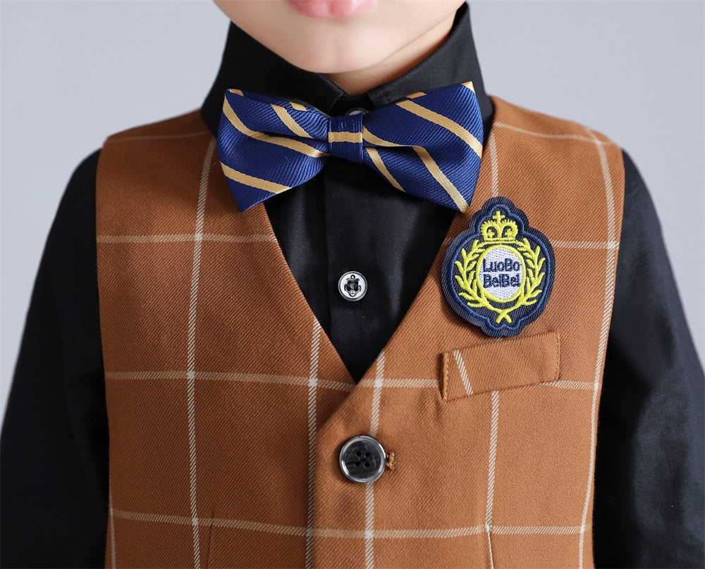 Three Piece Suit Sets | Formal Outfit for Boys itsykitschycoo