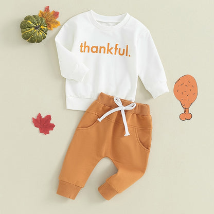 Cute 'N' Cozy Thanksgiving Baby & Toddler Outfits | Two-Piece Sets