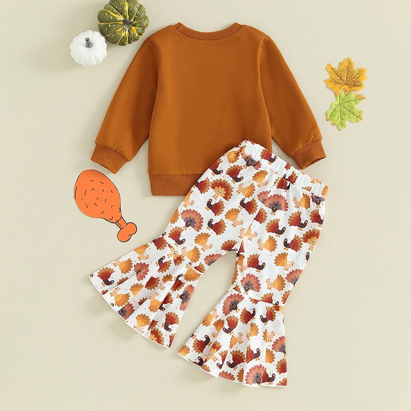 Grateful, Thankful, Blessed | Girls Thanksgiving Outfit