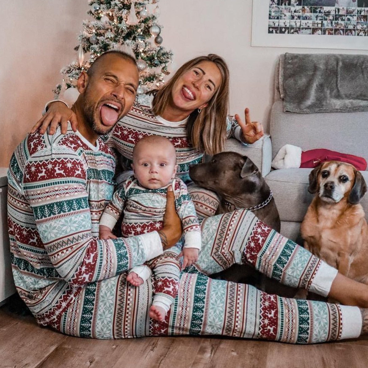 Family Christmas Pajama Sets | Cozy Nordic Print