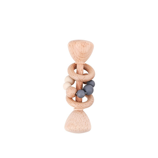 Wooden Rattle Baby Toy | Natural Wood Rattles for Infants itsykitschycoo