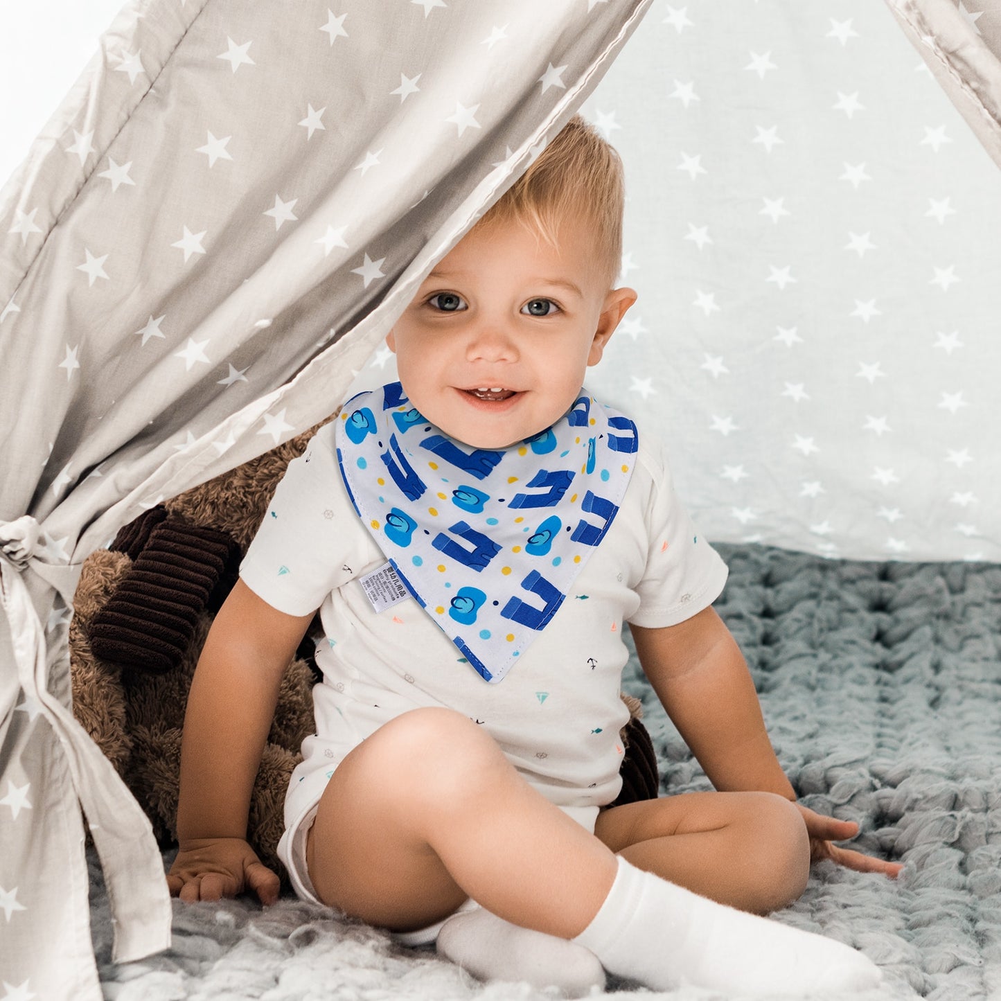 Cotton Bandana Baby Bibs | 35 Adorable Prints for Stylish Mess Protection itsykitschycoo
