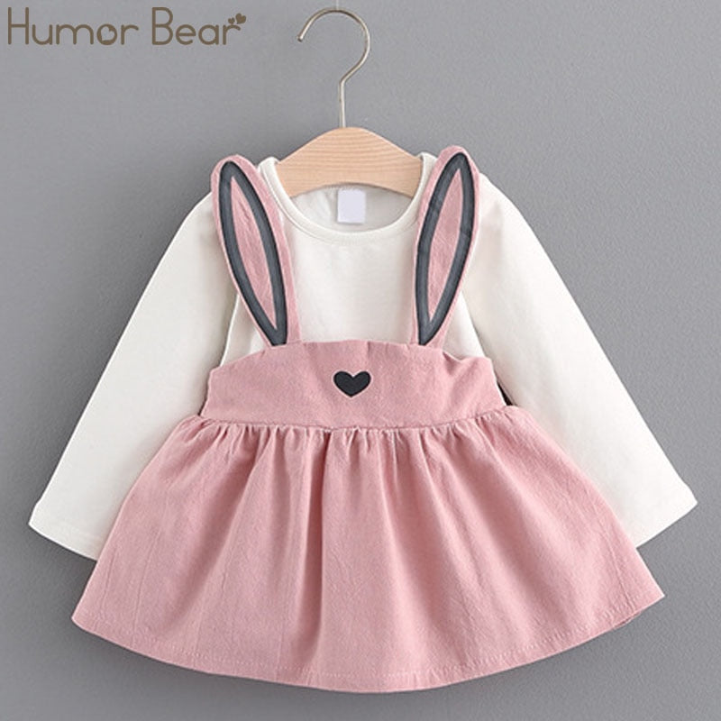 Humor Bear Baby Girl Set | Cute Rabbit Design for Spring and Autumn itsykitschycoo
