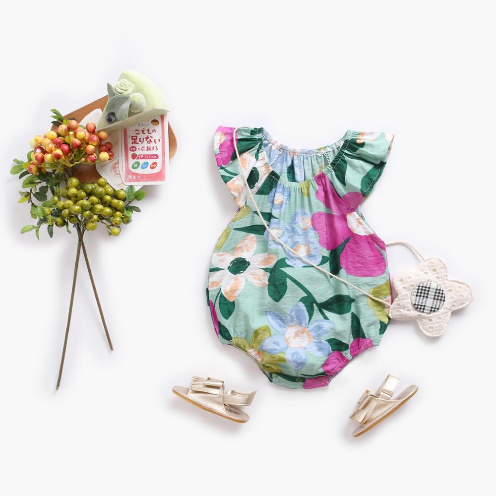 Vibrant Baby Girl Summer Romper | Sleeveless Floral Elegance for Sunny Days itsykitschycoo