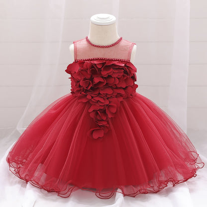 Enchanting Baby Girl Puffy Tulle Dresses | Sleeveless Elegance itsykitschycoo