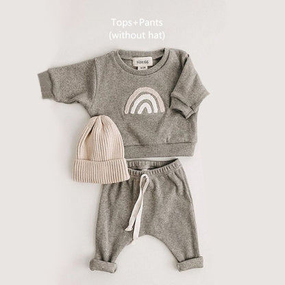 Baby and Toddler Sweatshirt + Pants Two-Piece Set | Cozy Comfort for Little Ones itsykitschycoo