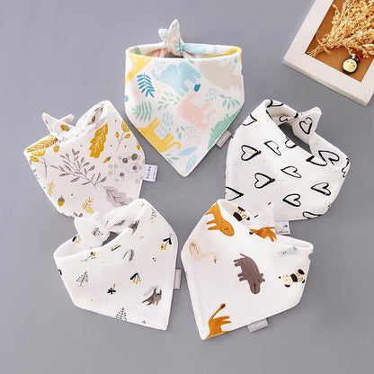 Dual-Use Baby Bib/Burp Cloth - 5 Pack | Practical Versatility for Baby Care itsykitschycoo
