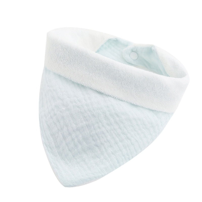 Ultra-Soft Bandana Gauze Bibs | Stylish, Comfortable, and Highly Absorbent Baby Bibs itsykitschycoo
