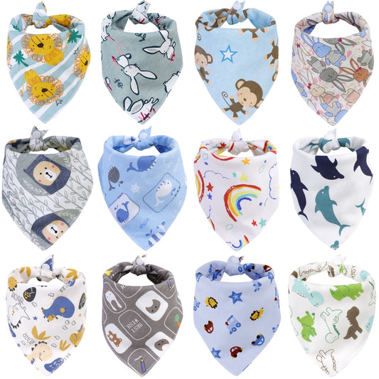 Cotton Bandana Baby Bibs | 35 Adorable Prints for Stylish Mess Protection itsykitschycoo