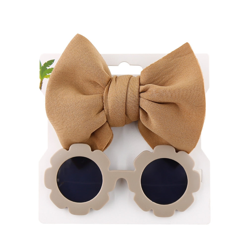 Toddler Sunglasses with Headband Bow Sets | Stylish Accessories for Ages 2-8 itsykitschycoo