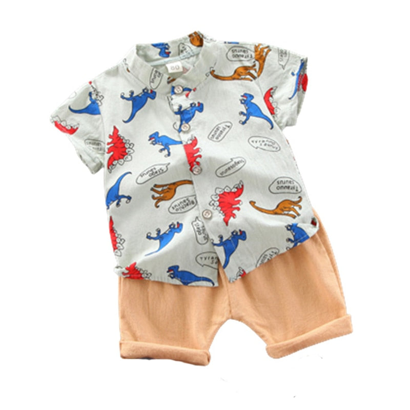 Toddler Boy Two-Piece Summer Sets | Casual Short Sleeve Sets itsykitschycoo