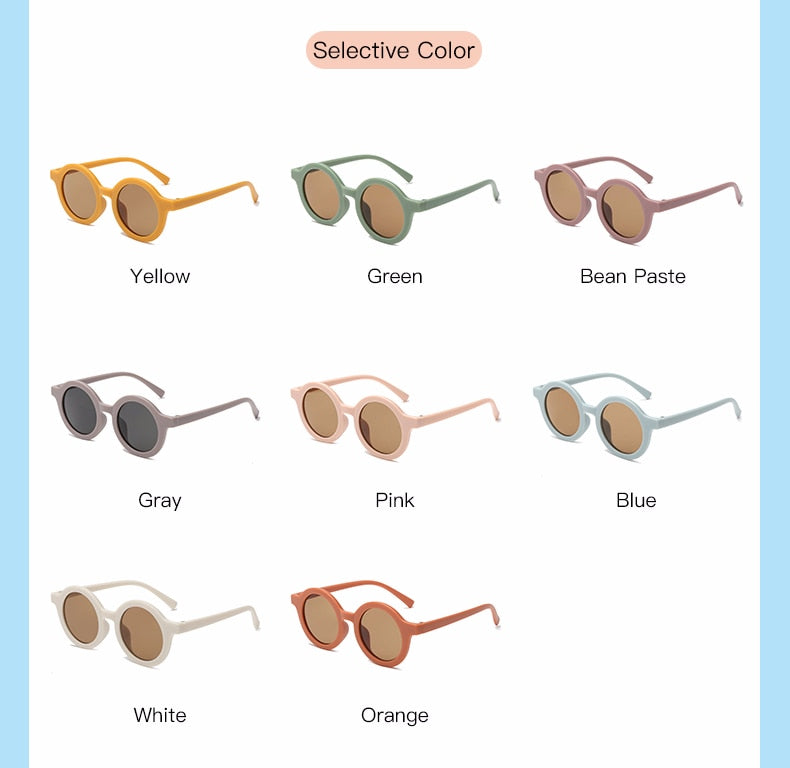 Round Sunglasses | Stylish and Fun Eyewear for Ages 3-8 itsykitschycoo