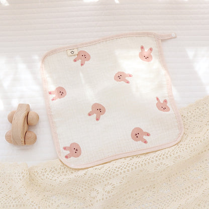 Dual-Use Baby Bib/Burp Cloth | Versatile Cotton Comfort for Babies 0-2 Years itsykitschycoo