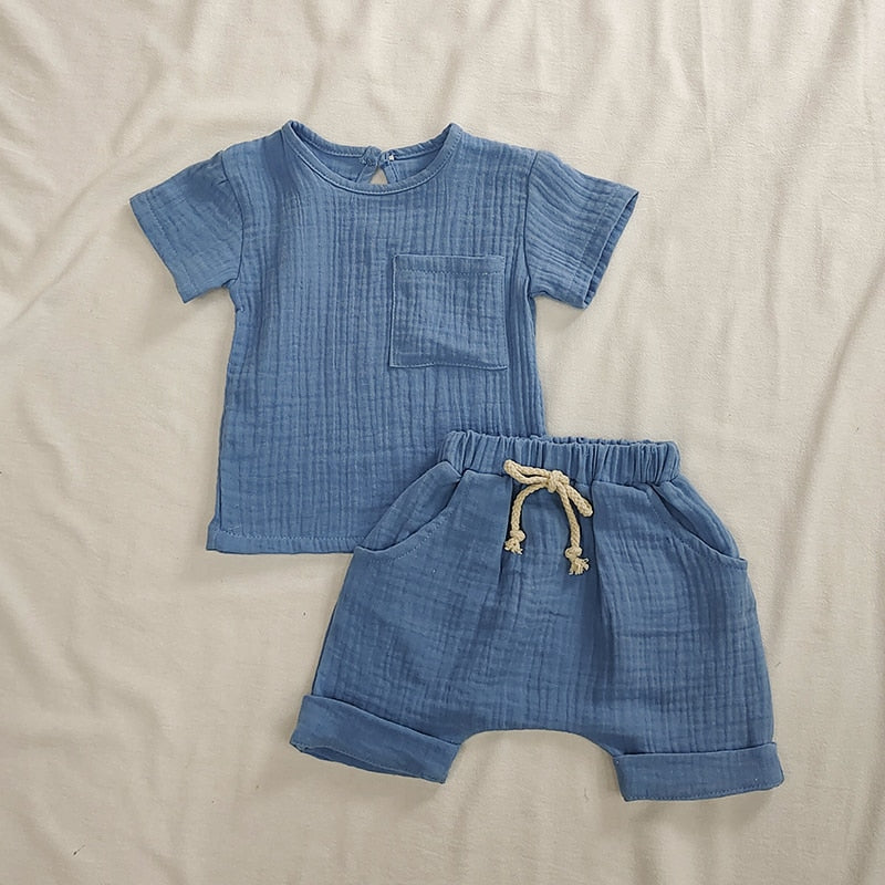 Organic Cotton Baby Sets | Cool Comfort for Baby's Summer Style itsykitschycoo