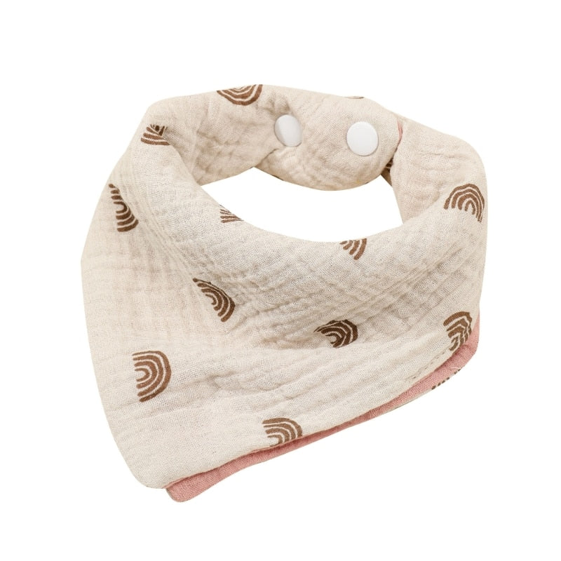 Ultra-Soft Bandana Gauze Bibs | Stylish, Comfortable, and Highly Absorbent Baby Bibs itsykitschycoo