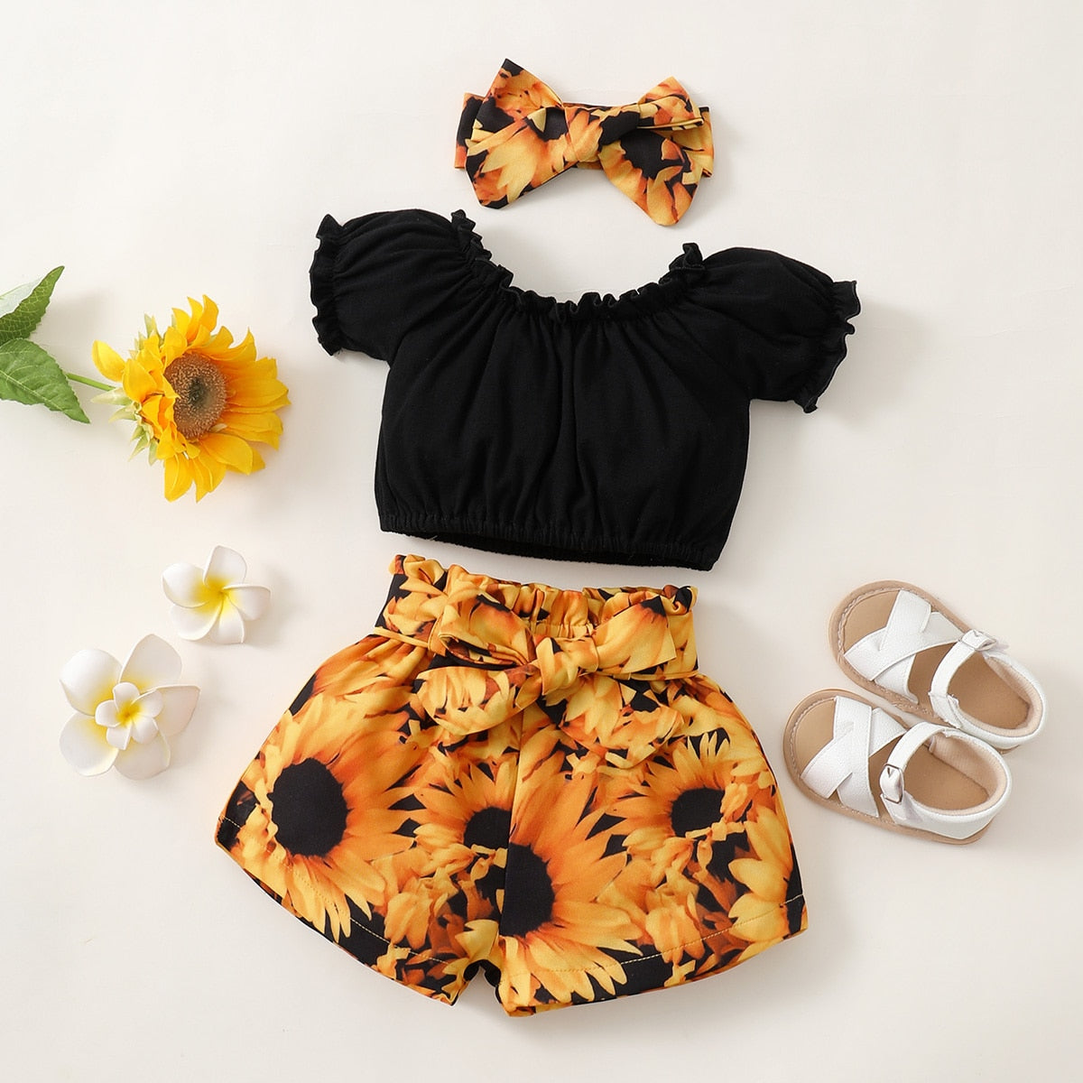 Summer Floral Sets | Three Piece Outfits for Baby and Toddlers itsykitschycoo