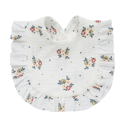 Ruffle Baby Bib | Stylish Cotton Bibs for Babies 0-2 Years Old itsykitschycoo