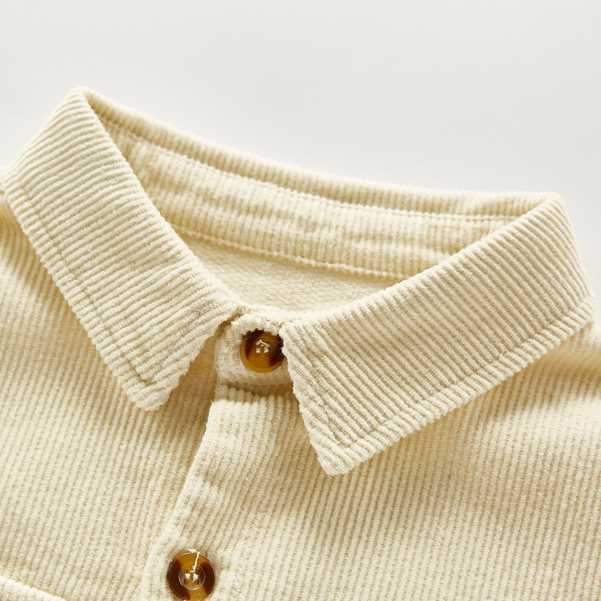 Long Sleeve Corduroy Romper | Cozy Cotton Design itsykitschycoo